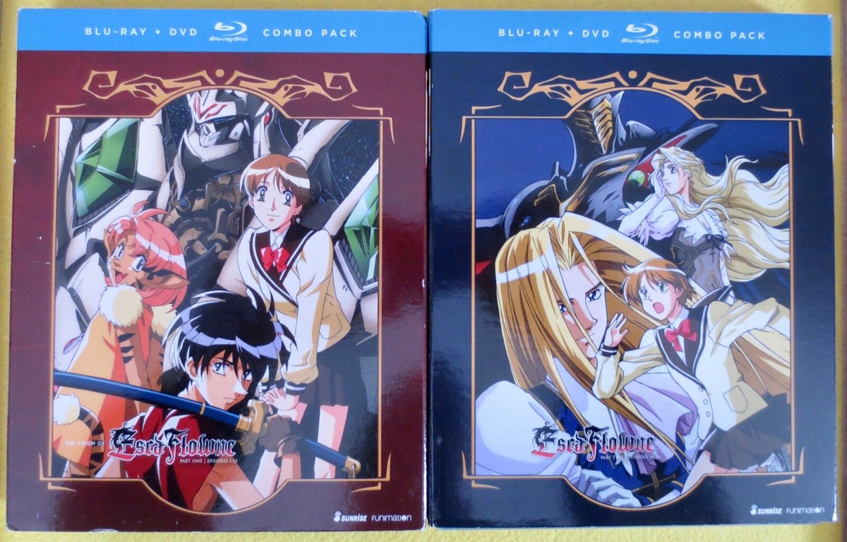 The Vision of Escaflowne Part One and Two Blu-ray/DVD 2016