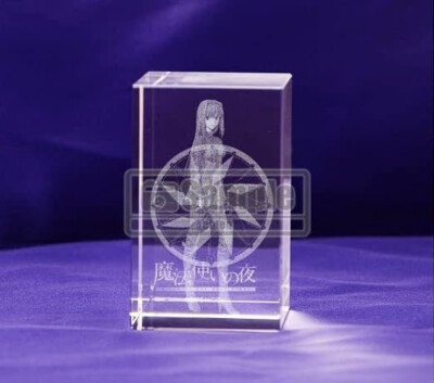 Witch on the Holy Night Mahoyo Aoko Aozaki 3D Crystal with LED Base set ebten