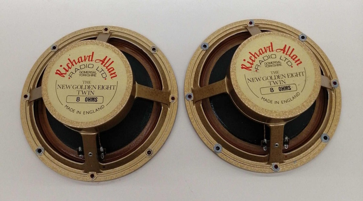 Richard Allan NEW GOLDEN EIGHT TWIN スピーカー ユニット ペア 音