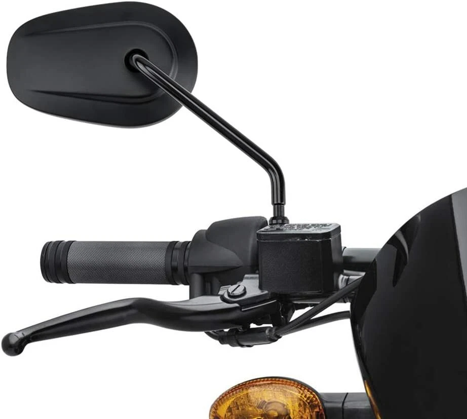 Espejos retrovisores de vástago largo para motocicleta Harley Davidson Sportster XL 883 1200 Foto 3 de 4