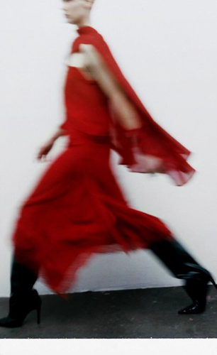 ZARA Studio Limited Edition Deep Red Midi Slip Dress. M UK 10 Slits. Lace. £80 - Picture 2 of 15