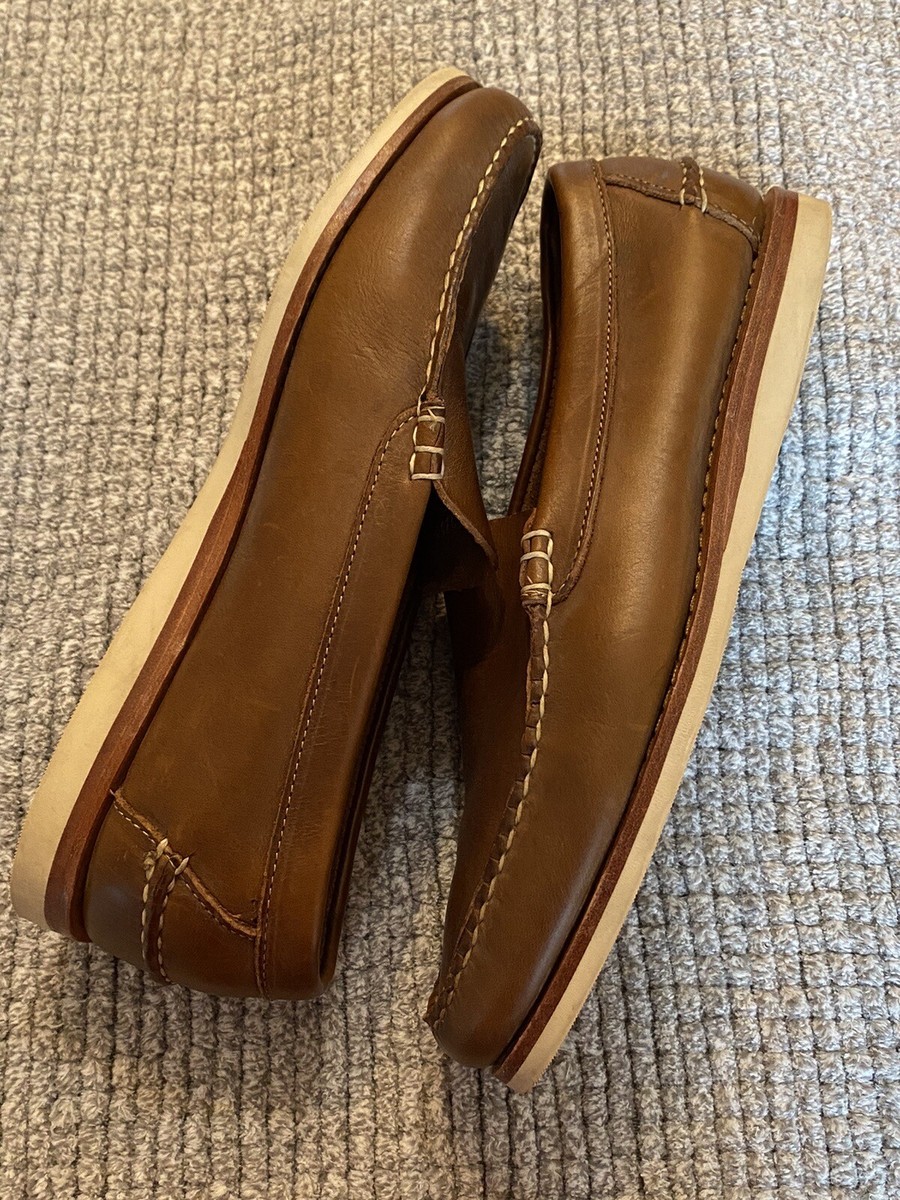 Allen Edmonds Grand Canal Venetian Loafers tan brown leather Allen Edmonds Grand Canal Leather Slip On Venetian Loafers  main image 3