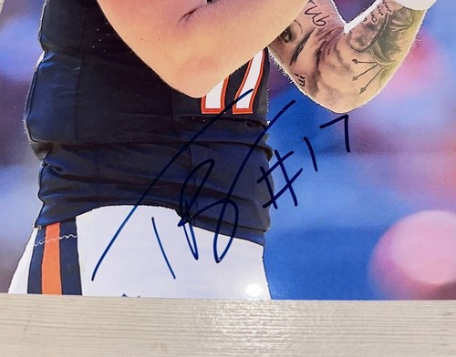 Tyson Bagent Chicago Bears QB Autographed Signed 8X10 Photo PSA COA - Picture 3 of 4