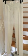 Dolce And Gabbana Silk Pants. Cream White. Excellent. $1,000. Size 6