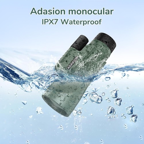 12x56 High Definition Monocular Telescope Smartphone Adapter+Tripod BAK4 Pr - Picture 2 of 7