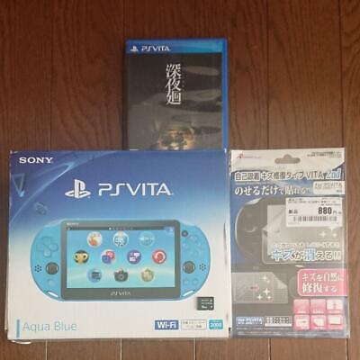 SONY PSVita Wi-Fi model Aqua Blue PCH-2000 ZA23 box from SONY PSVita Wi-Fi model Aqua Blue PCH-2000 ZA23 box from