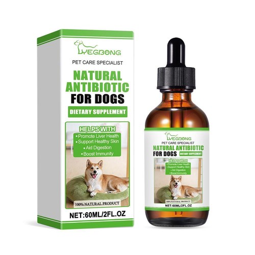 Dog Antibiotics, Antibiotics for Dogs, Natural Dog Antibiotics Drops Suppo D3P7