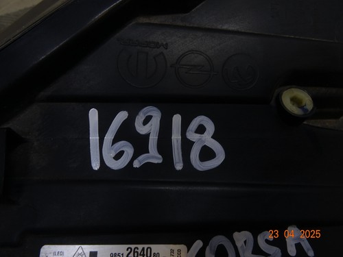 2023 VAUXHALL CORSA F P2JO 1.2 PETROL MK5 FRONT RIGHT LED HEADLIGHT REF16918 - Picture 18 of 18