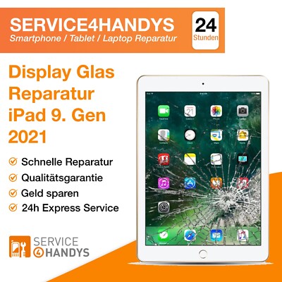   iPad 2021 9. Generation Display Frontglas Displayglas Glas Reparatur Austausch