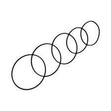 Belts for SONY TC-WE305 TCWE305 Dual Deck Cassette Player 5PCS