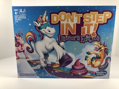Don't Step In It! Unicorn Edition Amazon Exclusive by Hasbro - Factory Sealed