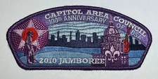 Capitol Area Council Strip CSP 2010 National Jamboree JSP purple Boy Scout XJ2