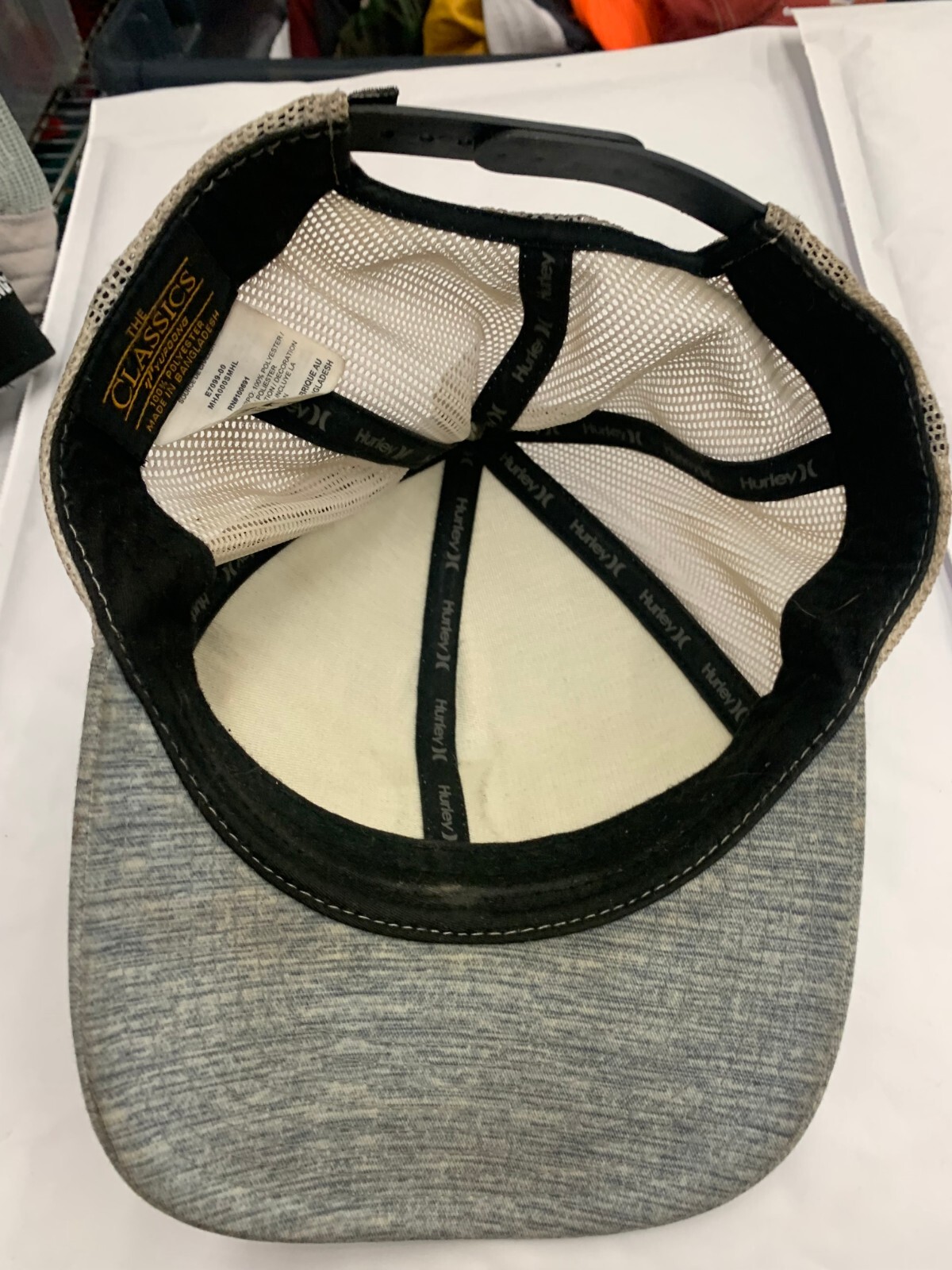 Hurley Hat Cap Snap Back Adjustable Gray Black Pr… - image 2