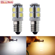 Warm/White E10 LED Bulb 3V 6V 12V 24V Screw 9SMD Lamp For Torch Flashlight Light