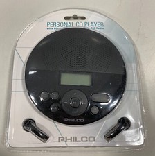 PHILCO Personal Cd Player W/60 Sec. Skip Protection  Stereo Headphones