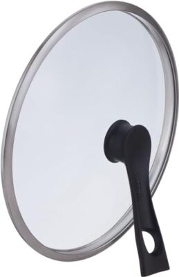 Thermos KLH-026 BK Stand Glass Lid for KLH 10.2 inches (26 cm)  Black