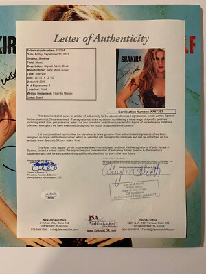 シャキーラ直筆サイン入り超大型写真…Shakira シャキーラ直筆サイン入り超大型写真…Shakira - メルカリ
