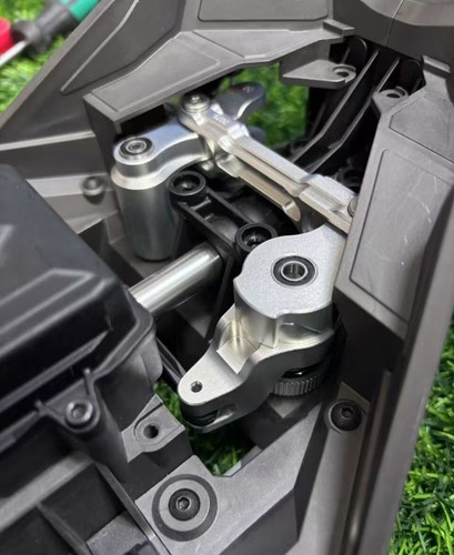 KEBEILEE CNC Aluminum7075 Servo Steering Bell Crank Assembly For TRAXXAS XRT 1/6 - Picture 2 of 27