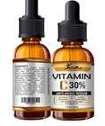 30% VITAMIN C SERUM + E + RETINOL + HYALURONIC ACID (HA) ORGANIC ANTI-AGING