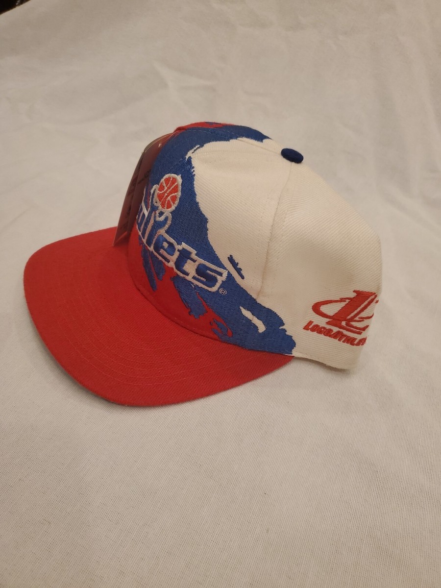 WASHINGTON BULLETS Vintage 90's Logo Athletic Splash Snapback Cap
