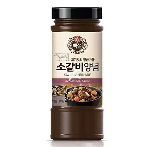 CJ Beksul Korean Galbi Sauce for Beef Korean Kalbi Short Rib BBQ Marinade 290g