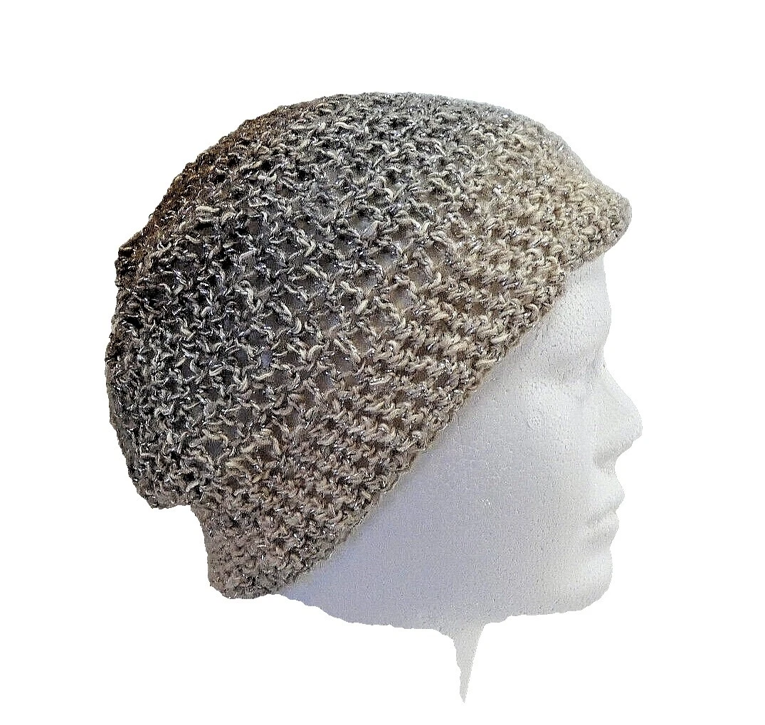 Handmade Black Beanie Hats for Women