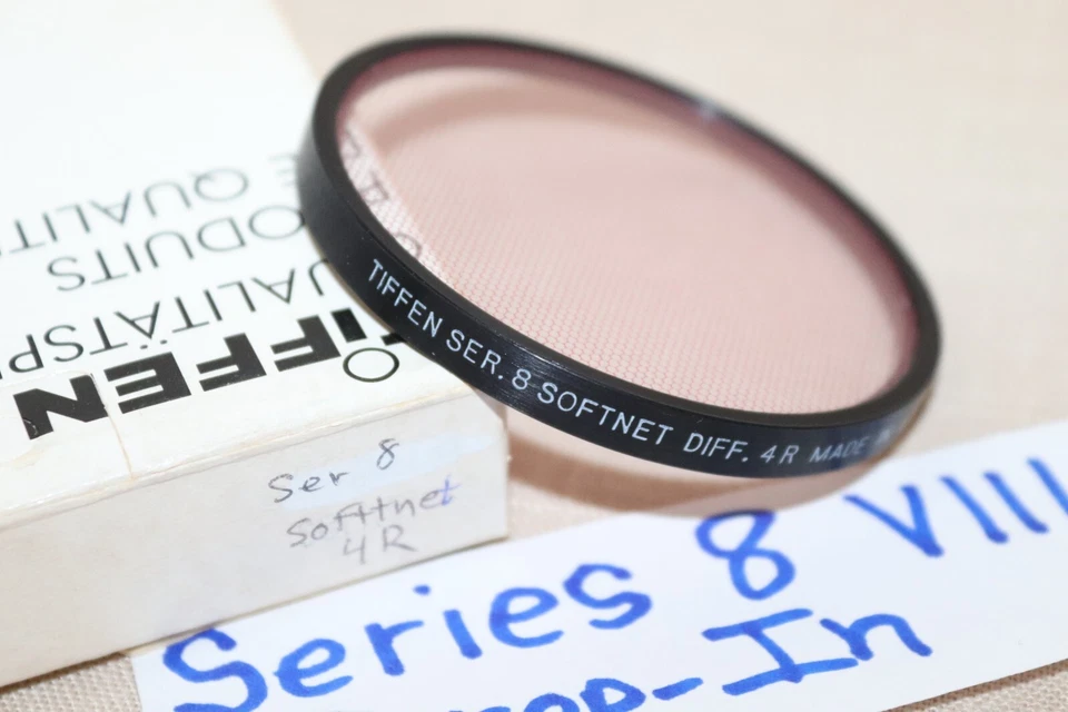 NEW Vtg Tiffen Series 8 VIII SOFTNET RED 4 FILTER USA Soft Net R4 WARM Diffusion - Image 2 of 4