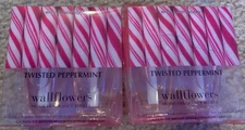 Bath & Body Works Wallflowers NEW Refill Plug-Ins Lot 4 TWISTED PEPPERMINT