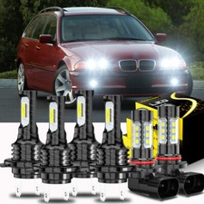 Fits For Bmw 330ci 325ci 2001-2006 6x Combo Led Headlight Fog Light Bulbs Kits