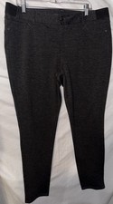Simply Vera Vera Wang XL Gray Pull On Pants Stretch Comfort Waist 31" Inseam