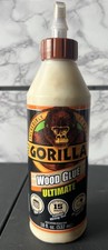 Gorilla Ultimate Waterproof Wood Glue, Natural Wood Color, 18 Ounce