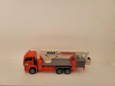 Modellautos 1:87 MAN TGL Ruthmann Steiger Teleskophebebühne "Mateco", rot/weiß