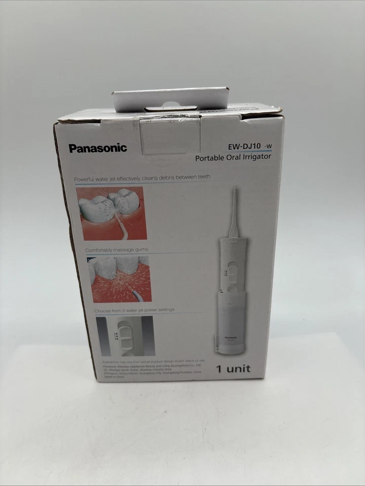 Irrigador oral portátil Panasonic a batería selección de agua EW-DJ10-W Foto 3 de 4
