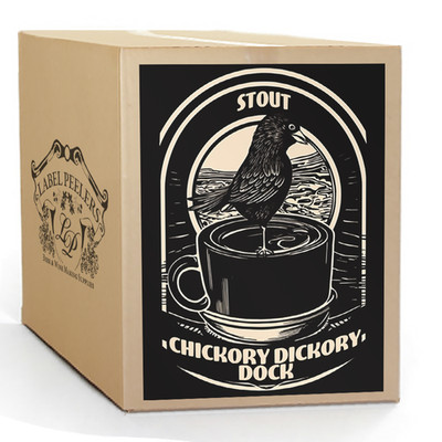 Label Peelers Chicory Dickory Dock Stout Beer Kit