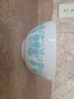 Vintage Six Inch Cinderella Style Six Inch Bowl In Amish Butterprint