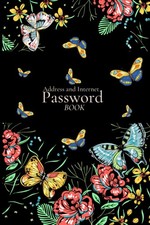 Address and Internet Password Book: Premium Password Organizer Logbook paperback