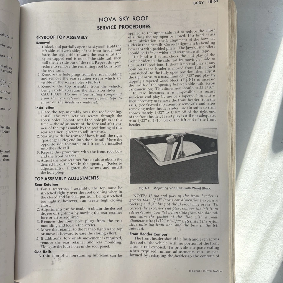 1973 Chevrolet Car ORIGINAL Shop Manual Repair Service Book OEM - Image 4 of 4