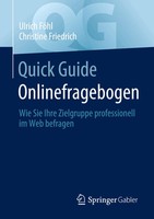 Quick Guide Onlinefragebogen | Ulrich FöHl (U. A.) | Taschenbuch | Quick Guide