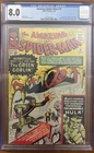 AMAZING SPIDER-MAN #14 CGC 8.0 FIRST APPEARANCE GREEN GOBLIN WHITE PAGES 1964