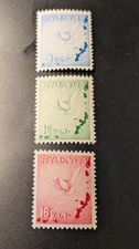 U.S. Ryukyus Stamps #C1-3 Very Fine MInt Never Hinged