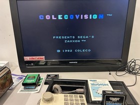 Zaxxon (Colecovision, 1982) By Coleco (Cartridge & Manual)  TESTED & WORKS!!