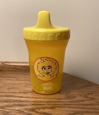 Sesame Street  Big Bird  8 oz. Plastic Sippy Cup  Rare Find  