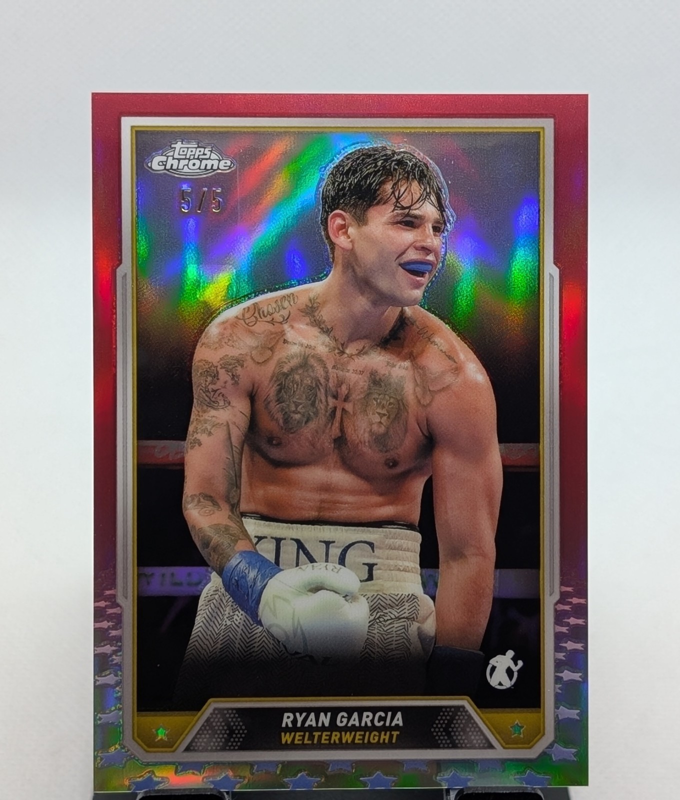 2024 Topps Chrome Ryan Garcia Red Refractor #93 /5 | GOLDEN BOY
