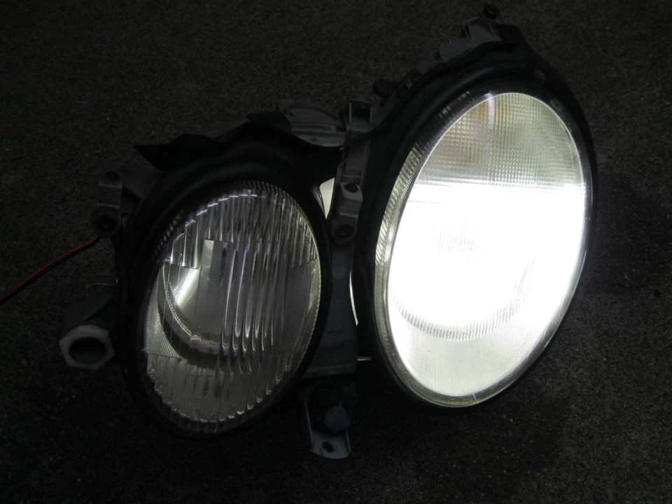 98-03 Mercedes-Benz W208 OEM Left Driver Side HID Xenon Headlight Assembly Foto 2 de 4