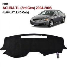 Dash Cover For Acura Tl 2004-2008 Dashboard Mat Pad Carpet Lhd Anti-glare Black. Dash Cover For Acura Tl 2004-2008 Dashboard Mat Pad Carpet Lhd Anti-glare Black.