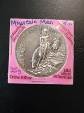 Mountain Man  - Jeremiah Johnson  - 35 grams - .925 Silver  101.34 per troy oz