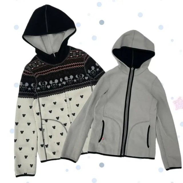 Japan Vintage Y2K Disney Reversible Dot Hoodie Unisex