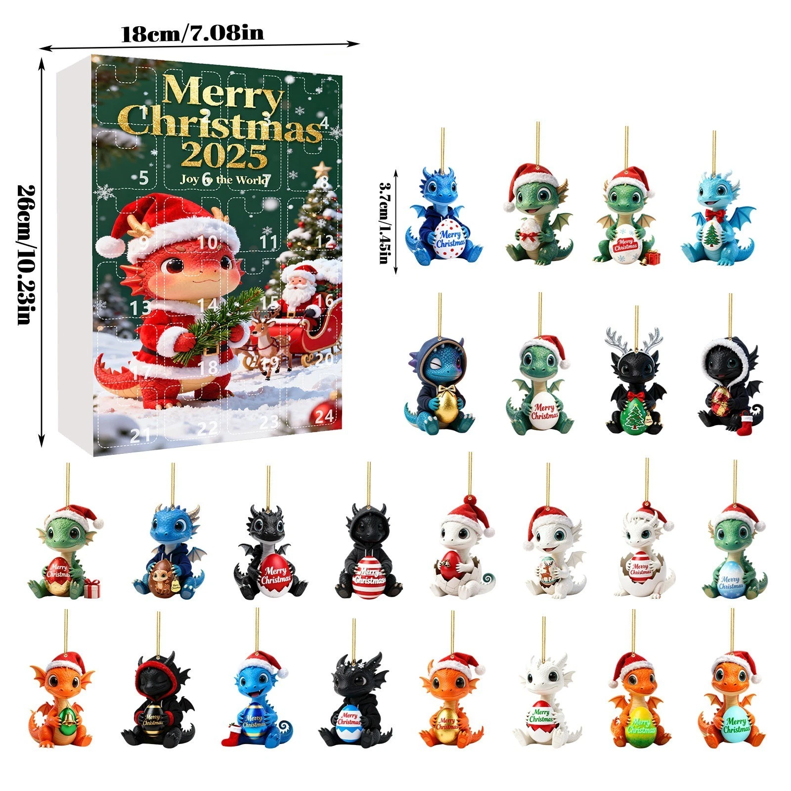 Dragon Doll Blind Advent Calendar Countdown With 24 Boxes For Kids