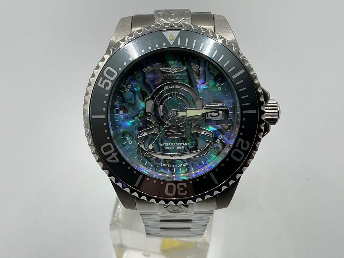 Invicta Grand Diver Blue Mother of Pearl Men's Watch - 23453 for