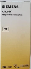 Albustix 2191 Reagent Strips For Urinalysis Tests For Protein 100/Bx Exp 05/2027